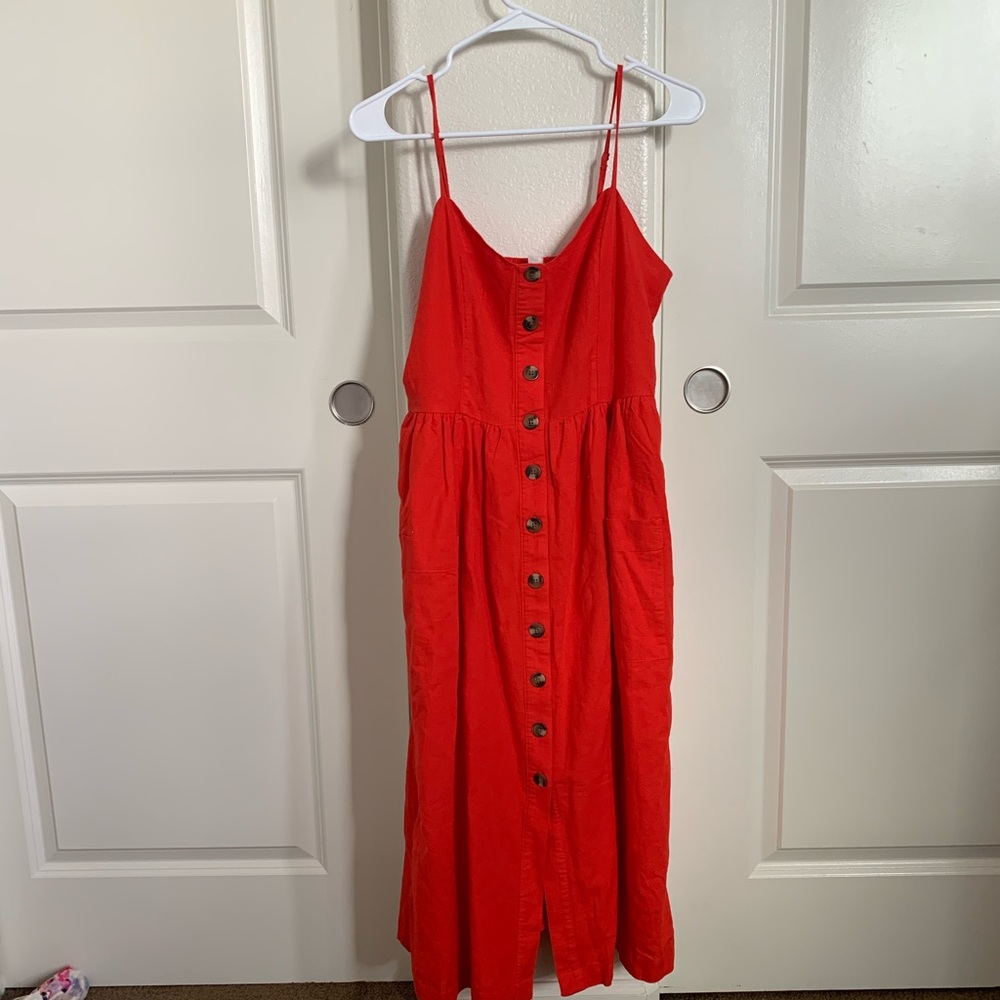 Red dress